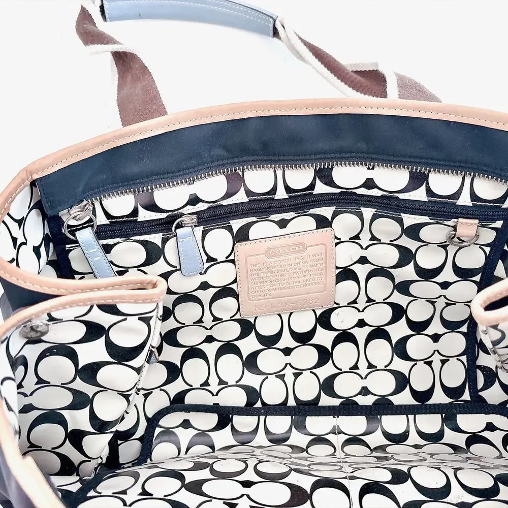 COACH Y2K HAMPTON WEEKENDER LARGE ADJUSTABLE TOTE TRAVEL BAG
